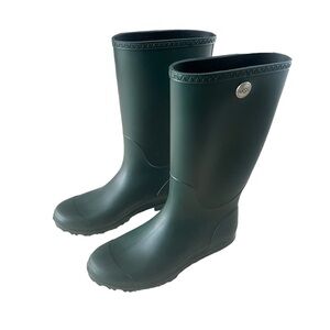 UGG | Shelby Matte Green Rain Boots